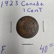 1923 1 cent coin